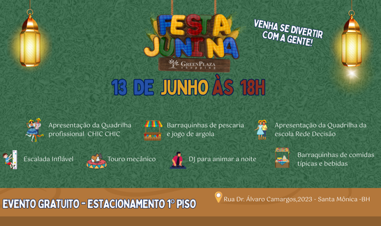 Imagem de uma festa junina